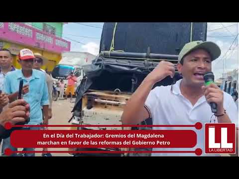 "El pueblo no se rinde": Magdalena presente en marchas del Día del Trabajador en favor de reformas