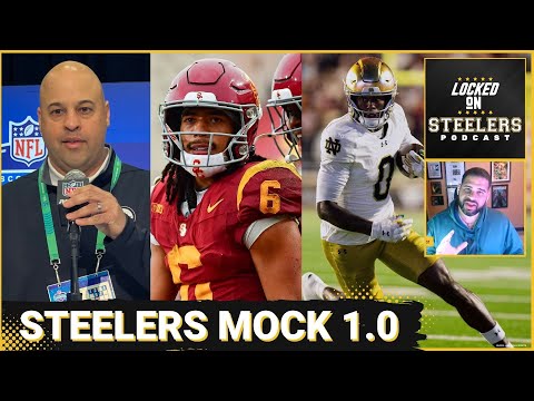Steelers Mock Draft 1.0: Omar Khan Trades Up for Makai Lemon, Doubles Down at WR w/Malachi Fields