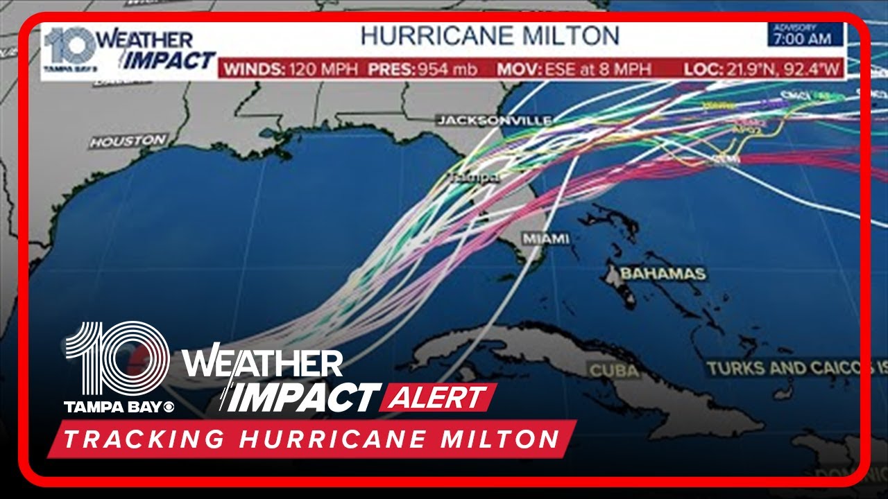 TRACKING MILTON: Spaghetti models, forecast cones, alerts and more