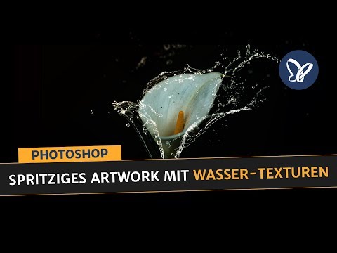 Photoshop Anleitung: Spritziges Artwork mit Wasser-Texturen