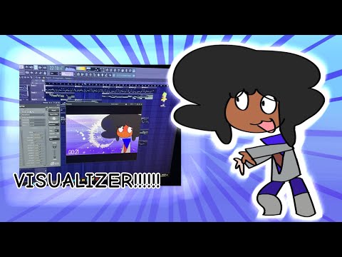 another FL [fruity loops] studio song i made with a VISUALIZER!!