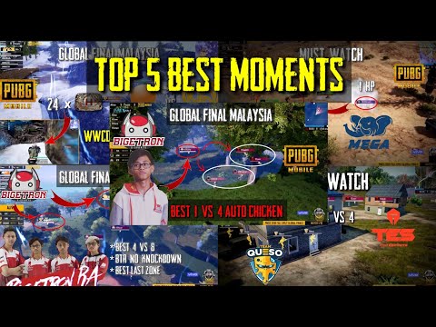 Top 5 Best Moments PMCO Global Final | Pubg Mobile | Fall Split 2019