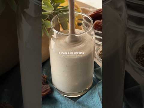 Recette Smoothie banane datte tahini