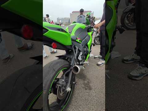 Kawasaki Zx10r with full system SC project Exhaust #youtubeshorts #zx10r #scprojectexhaust #public