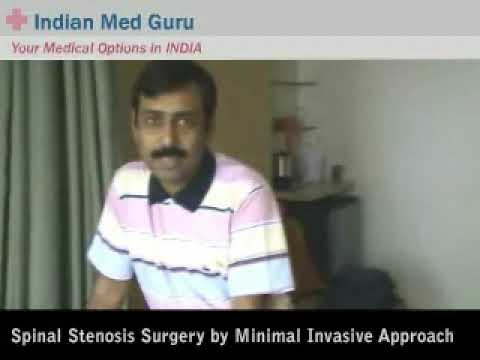 Debjit's mother who got micro endoscopic spine surgery in India.