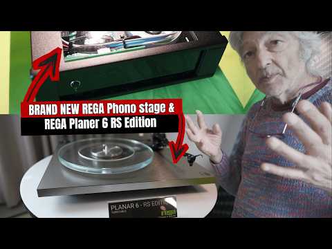 Die neue Rega AOS Phonovorstufe und der Rega Planar 6 RS Edition mit Roy Gandy