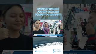 Momen Presiden Jokowi Blusukan di Mantos Manado, Sempat Belanja hingga Mekan Empal Cabai Hijau