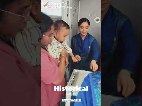 Happy 1st Birthday My dear Son #Bhargav, Cake cutting Moment in the top of the sky High.