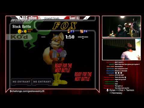 Geeksboro Melee Weekly 26 - ALG | n0ne vs Saef Grand Finals