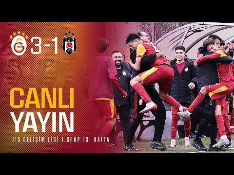 🔴 Galatasaray U15 3-1 Beşiktaş U15 (U15 Gelişim Ligi 1. Grup 13. Hafta)