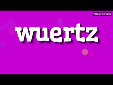 WUERTZ - HOW TO PRONOUNCE IT!?