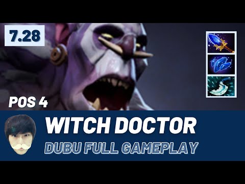 「Explore 7.28 OP Heroes」Pos 4 Witch Doctor with Aghanim's Shard | DuBu Full Gameplay | Dota2