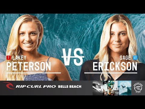 Lakey Peterson vs. Sage Erickson - Round of 16, Heat 1 - Rip Curl Pro Bells Beach W 2019