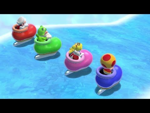 Super Mario 3D World 100% Walkthrough - World 6 (4 Players)