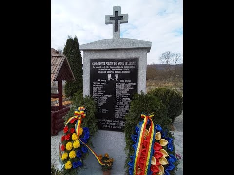 Sfințirea monumentului rezistenței anticomuniste din Delureni...17 Noiembrie 2018