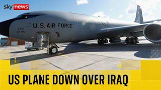 BREAKING: US refuelling plane goes down over Iraq