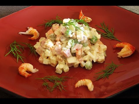 Olivier Salad - RESTAURANT VERSION of Russian recipe from a Belgian Chef