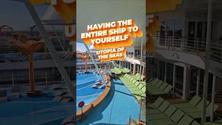 Being The ONLY Passenger On The 2nd Largest Cruise Ship in the World | Utopia of the Seas  #viral