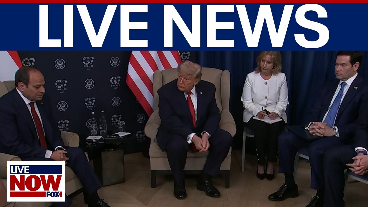 LIVE NEWS: Trump G7 Summit, Iran war latest, Senate hearings, Vance fraud briefing & more