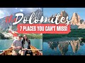 TOP 7 PLACES TO VISIT IN THE DOLOMITES OF ITALY 4K TRAVEL GUIDE