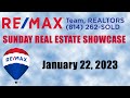 22 January 2023 RE MAX Sunday Real Estate Showcase