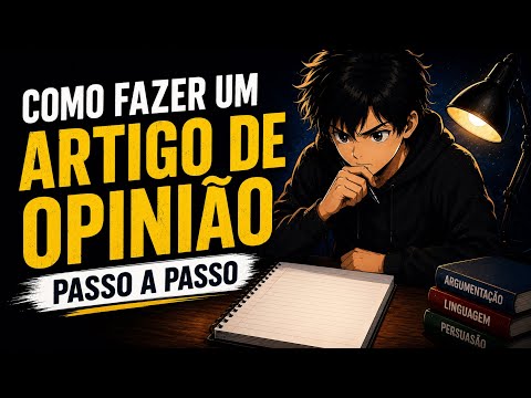 COMO ESCREVER UM ARTIGO DE OPINIÃO | PASSO A PASSO + EXEMPLO