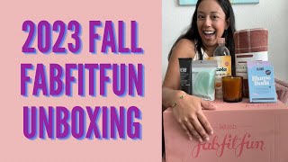 NEW FAB FIT FUN FALL 2023 Unboxing / Fall FabFitFun Non Beauty Items/ What I got fall FabFitFun box