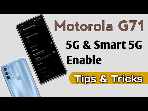 Motorola G71 How To Enable 5G Automatic & Smart 5G