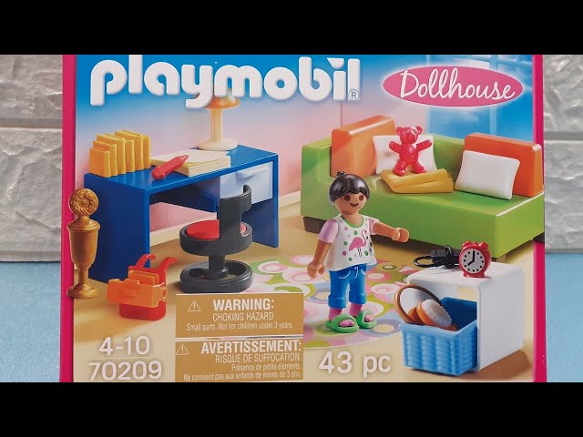 Vídeo relacionado con PLAYMOBIL Dollhouse 70209 Habitación Adolescente, A Partir de 4 Años
