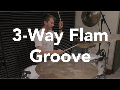 3-Way Flam Groove  |  SlyHatLessons.com
