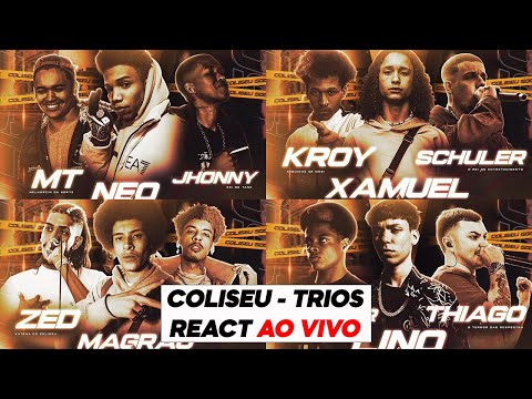 BATALHA DO COLISEU - ESPECIAL DE TRIO - REACT AO VIVO
