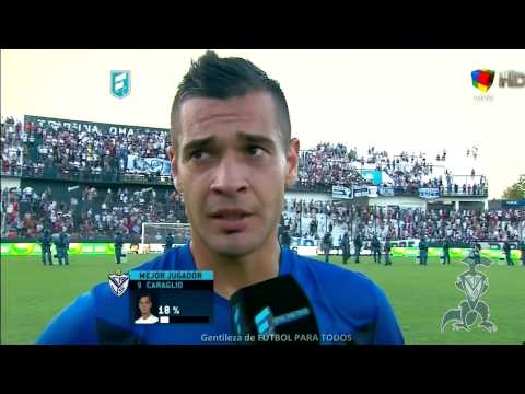 Entrevista HD | Quilmes 2 Vs Velez 1 | Torneo 2015 | Fecha 05 | M. Caraglio