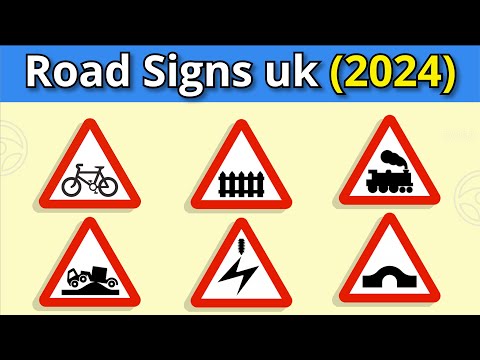 Theory test UK Road signs 2024