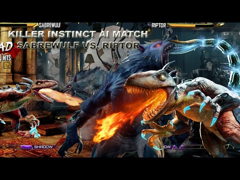 Killer Instinct - AI Match - Sabrewulf vs. Riptor