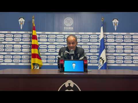 Press conference Post Match J10 Athletic Lleida | Fran Alcoy