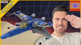 Let's build the new 80s “Lego Space” themed Star Wars X-Wing! #SpeedBuild
