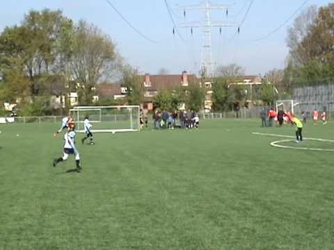 Kampioenswedstrijd DOVO JO11-1 - FC Driebergen JO11-1 tweede helft