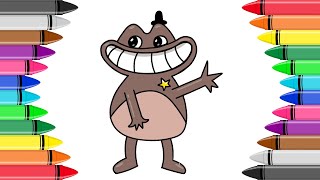 How to DRAW Sheriff Toadster GARTEN OF BANBAN