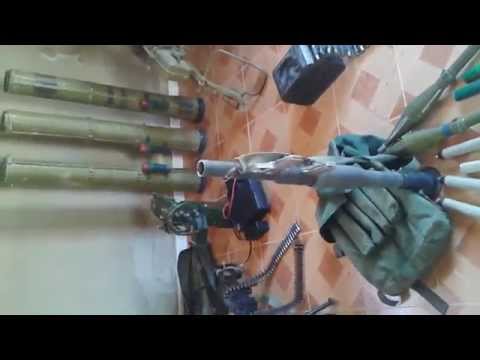 غنائم الجيش الحر بعد صد هجوم حزب الله اللبناني على جيرود