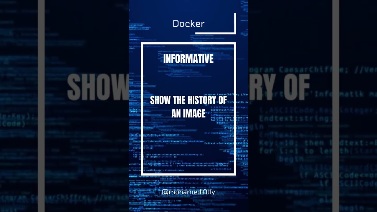 🔥 How to use $docker history to see the past of your images