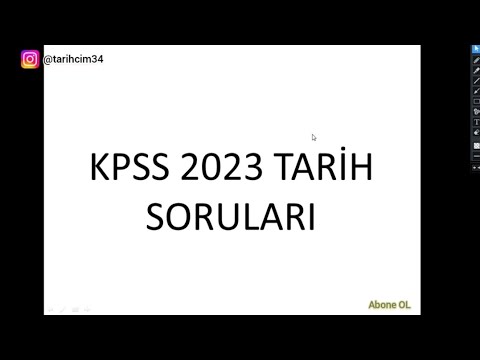 kpss 2023 lisans tarih çıkmış soruları ve çözümü