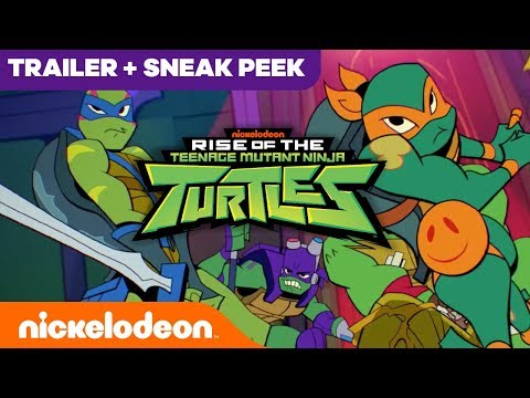 Video trailer för Rise of the Teenage Mutant Ninja Turtles 🗡️ NEW Series OFFICIAL TRAILER w/ Bonus SNEAK PEEK | Nick