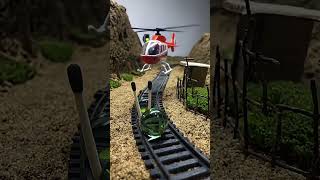#train hit the wire🚁 matchsticks 😱😱#gamingvideos #games #helcopter #gaming