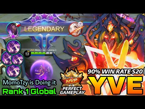 90% Win Rate S20 Yve Forest Hymn Perfect Play - Top 1 Global Yve MomoTzy is Doing it - MLBB