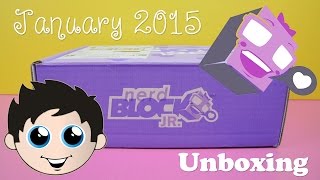 Nerd Block Jr Girls Edition January 2015 Mystery Box Unboxing!