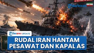 Rangkuman AS-Iran: Rudal IRGC Menggila! Pangkalan AS Dilumat 4 Kapal Washington di Hormuz Dihantam