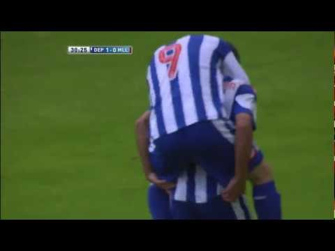 La Liga | Gol de Gama (1-0) en el Deportivo de la Coruña-RCD Mallorca | 04-11-2012 | J10