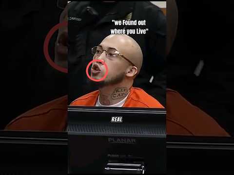 Gangster Threatens Judge in Courtroom....