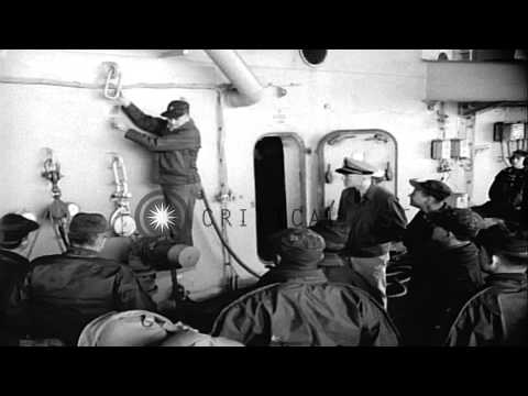 Sea trials of USS Constellation CVA-64 in Southwest Pacific. HD Stock Footage