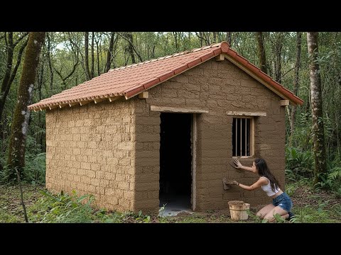 FULL VIDEO: Talented Young Woman Builds Dream Villa In The Mountains In 120 Days